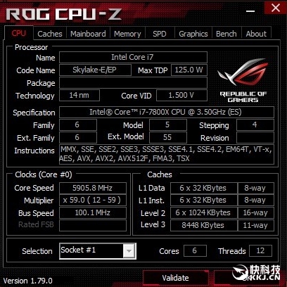 酷睿 i7-7800X：让心跳加速的极致性能芯片，追求速度与极限的象征