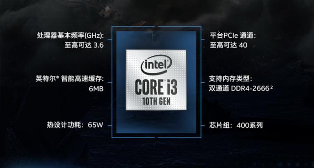 酷睿i3-10105 Intel Core i3-10105：低调强大的处理器，性能卓越，轻松应对多任务  第1张