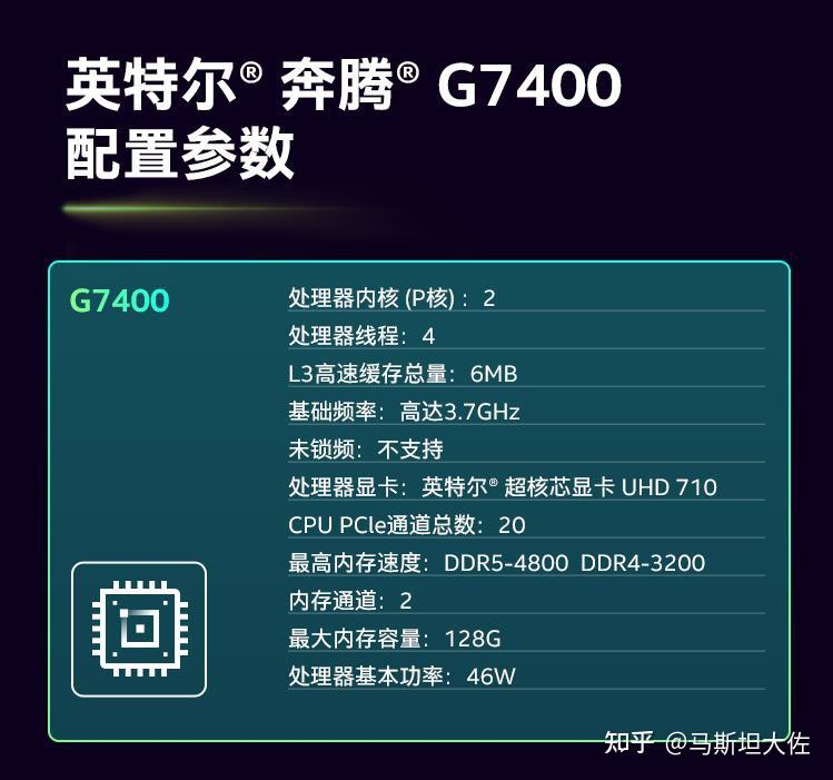 奔腾G7400 奔腾 G7400：高效创新的结晶，满足追求极限速度用户的需求  第2张